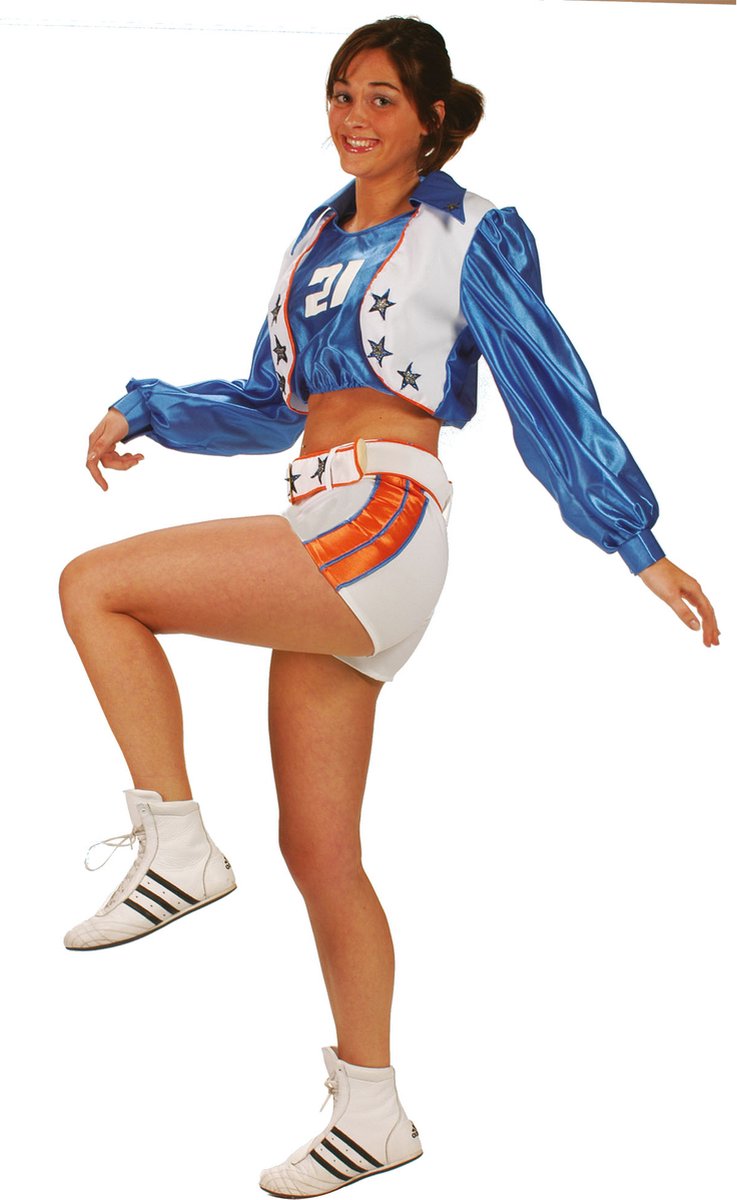 Verkleedkleding | Cheerleader | Maat 44 - 46 | Volwassenen | Vrouwen | Carnavalskleding